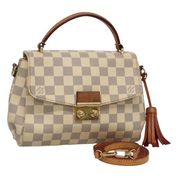 LOUIS VUITTON Damier Azur Croisette Hand Bag N41581 - Picture 1 of 16